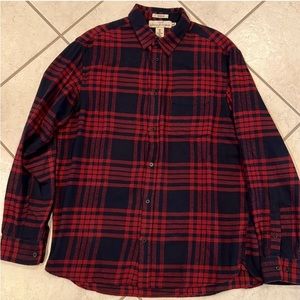 H&M plaid buttoned collared shirt